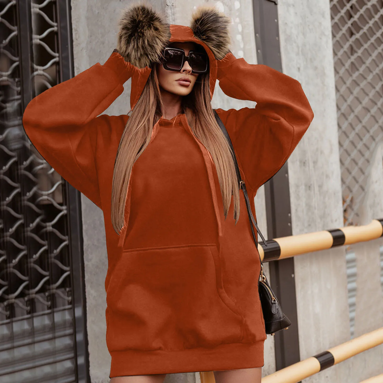 Oversized Hoodie Korean Fashion Pullover Hoody With Pocket Autumn Winter Hairy Ball Ears Hooded Sweatshirt Solid Hoodies
Oversized Hoodie Korean Fashion Pullover Hoody With Pocket Autumn Winter Hairy Ball Ears Hooded Sweatshirt Solid Hoodies