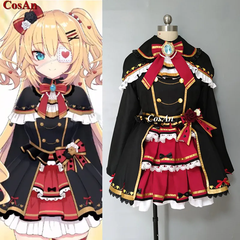 Hot Anime VTuber Hololive Akai Haato Cosplay Costume Lovely Gothic Lolita Dress Activity Party Role Play Clothing Custom-Make
Hot Anime VTuber Hololive Akai Haato Cosplay Costume Lovely Gothic Lolita Dress Activity Party Role Play Clothing Custom-Make