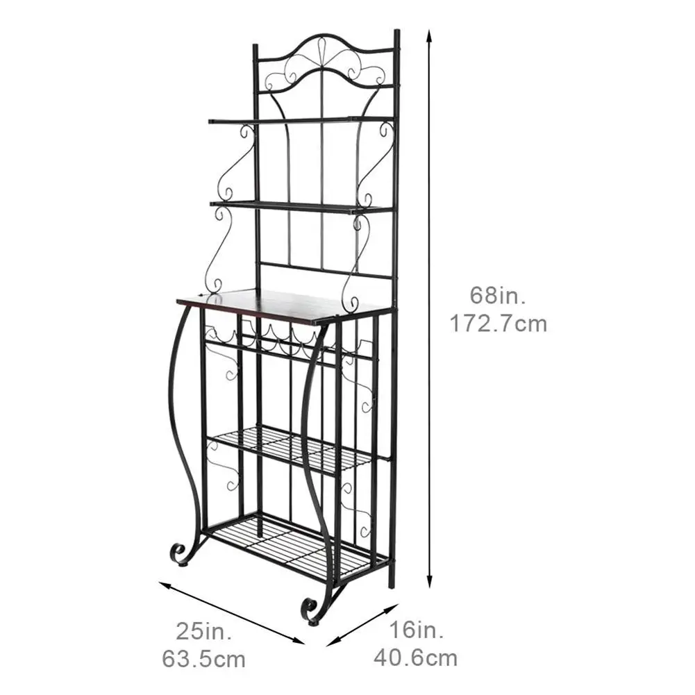 5-Tier Metal Kitchen Rack Metal Kitchen Organizer Storage Shelf Household Bathroom Kitchen Decorative Shelves Cabinet Holders
5-Tier Metal Kitchen Rack Metal Kitchen Organizer Storage Shelf Household Bathroom Kitchen Decorative Shelves Cabinet Holders