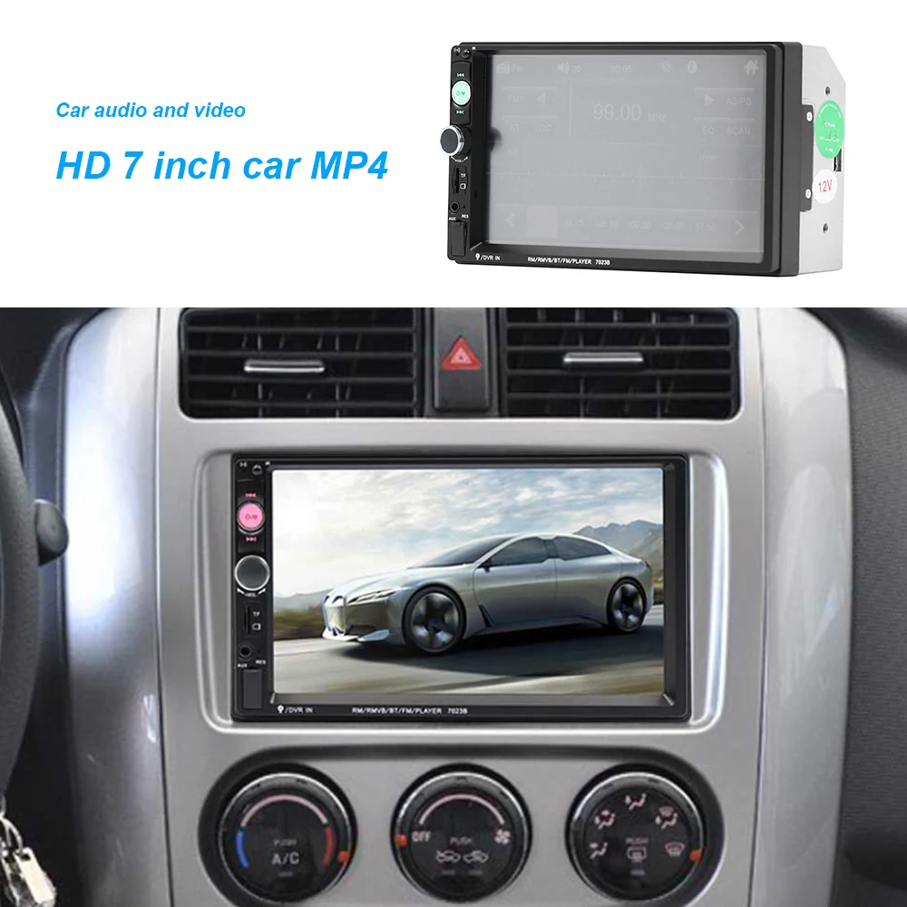 7 inch HD Car Radio Stereo Touch Screen Multimedia Player Autoaudio FM Receiver Mirror Monitor With Camera Steering Wheel Remote
7 inch HD Car Radio Stereo Touch Screen Multimedia Player Autoaudio FM Receiver Mirror Monitor With Camera Steering Wheel Remote