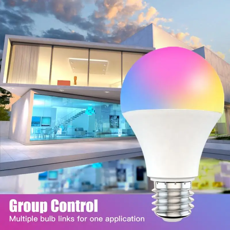 TUYA 9W WiFi Smart Light Bulb B22/E27 LED RGB Lamp Work with Alexa/Google Home RGB+CW+WW Timer Function High Quality Magic Bulb
TUYA 9W WiFi Smart Light Bulb B22/E27 LED RGB Lamp Work with Alexa/Google Home RGB+CW+WW Timer Function High Quality Magic Bulb