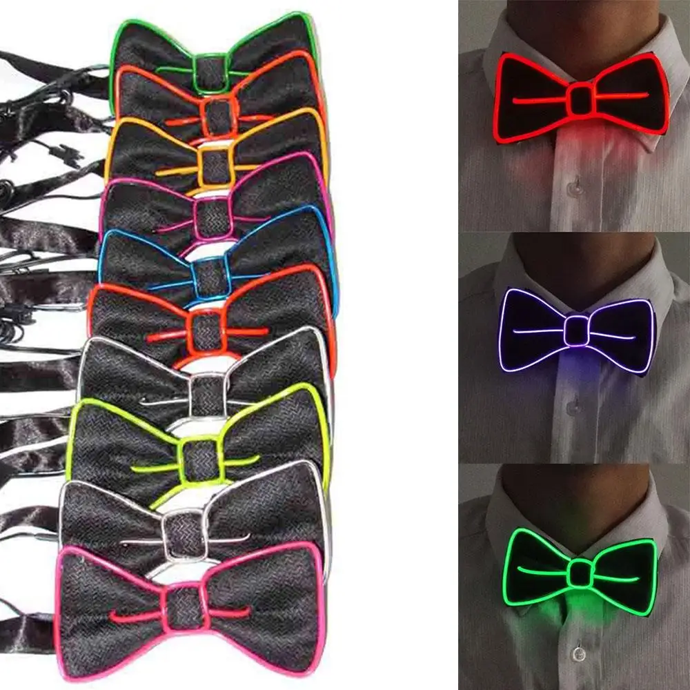 Luminous Necktie LED Party Jewelry Evening Show Bow Tie Flashing Polyester Silk Gift Dance Gentleman Bowtie Men Christmas
Luminous Necktie LED Party Jewelry Evening Show Bow Tie Flashing Polyester Silk Gift Dance Gentleman Bowtie Men Christmas