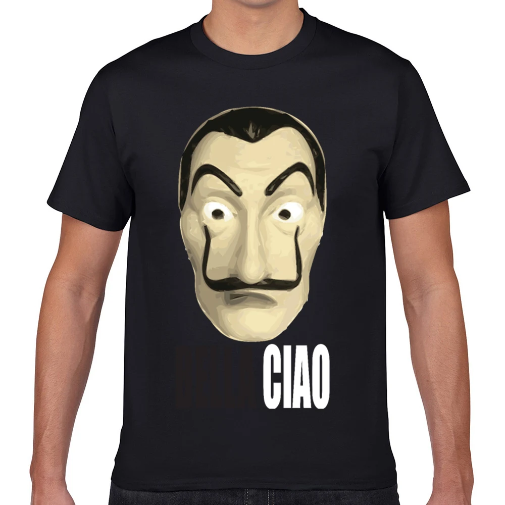 Tops T Shirt Men money heist la casa de papel Vogue Vintage Geek Custom Male Tshirt 
Tops T Shirt Men money heist la casa de papel Vogue Vintage Geek Custom Male Tshirt