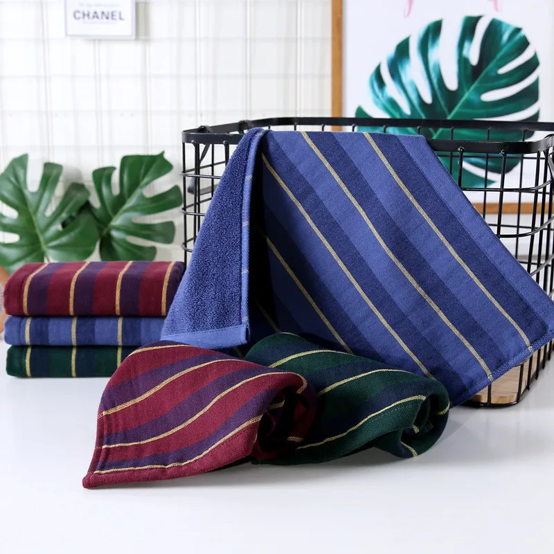 35x35cm Classic Gauze Cotton Striped Soft Absorbent Double-Sided Terry Home Bathroom Men Face Towel
35x35cm Classic Gauze Cotton Striped Soft Absorbent Double-Sided Terry Home Bathroom Men Face Towel