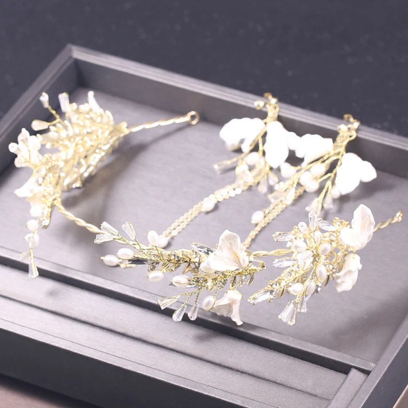 Elegant Bridal Wedding Hair Accessories Shell Flower Girl Headband Earrings Set Hair Jewelry Accessories LXH
Elegant Bridal Wedding Hair Accessories Shell Flower Girl Headband Earrings Set Hair Jewelry Accessories LXH