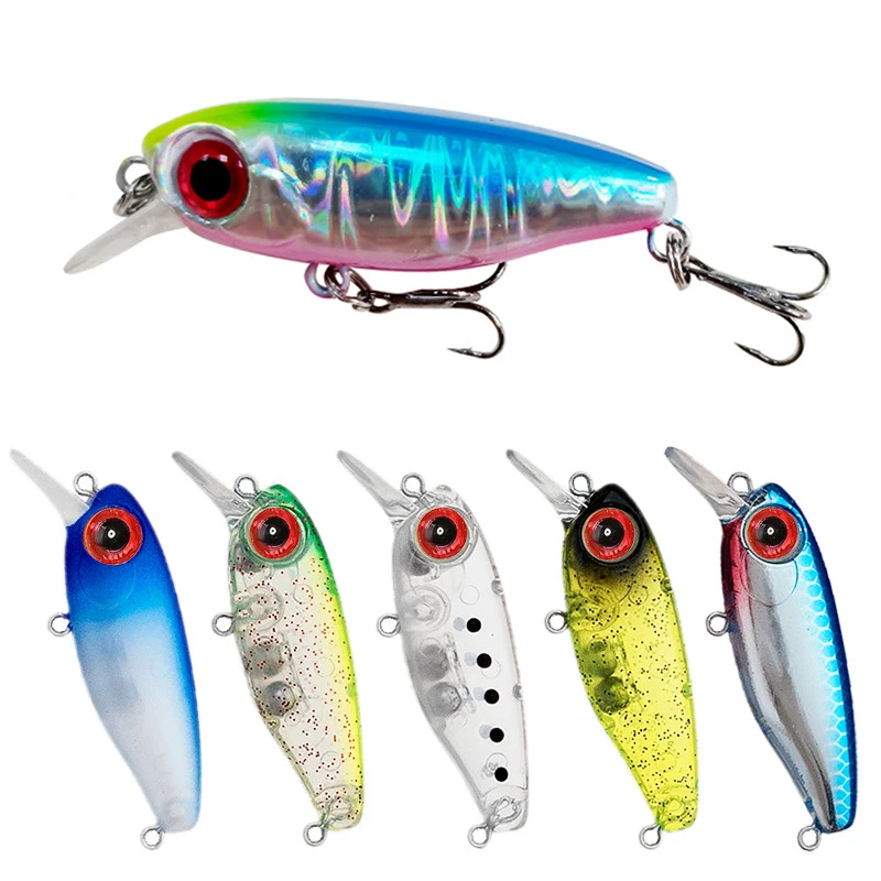 38mm 2.7g Wobbler Mini Minnow Fishing Lure Popper Bait Vissen Lokken Zinken Forel Aas Kleine Crankbait Artificial Plastic Bait
38mm 2.7g Wobbler Mini Minnow Fishing Lure Popper Bait Vissen Lokken Zinken Forel Aas Kleine Crankbait Artificial Plastic Bait