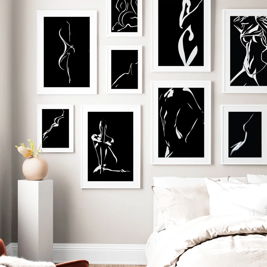 Black White Sexy Woman Body Art Print Nordic Poster Modern Abstract Wall Art Canvas Painting Wall Pictures For Living Room Decor
Black White Sexy Woman Body Art Print Nordic Poster Modern Abstract Wall Art Canvas Painting Wall Pictures For Living Room Decor