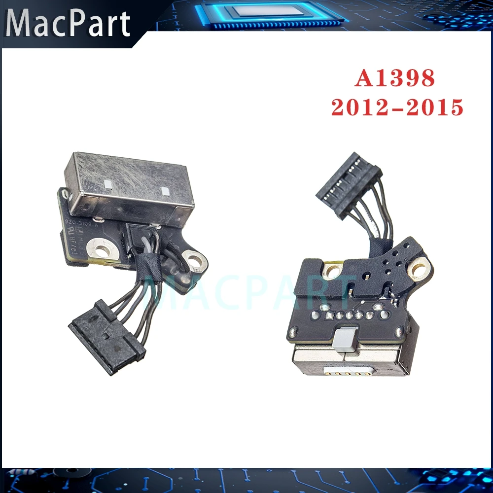 

Оригинальный разъем питания постоянного тока, зарядный порт 820-3109-A для Macbook Pro Retina 15 дюймов A1398 2012 2013 2014 2015 года
