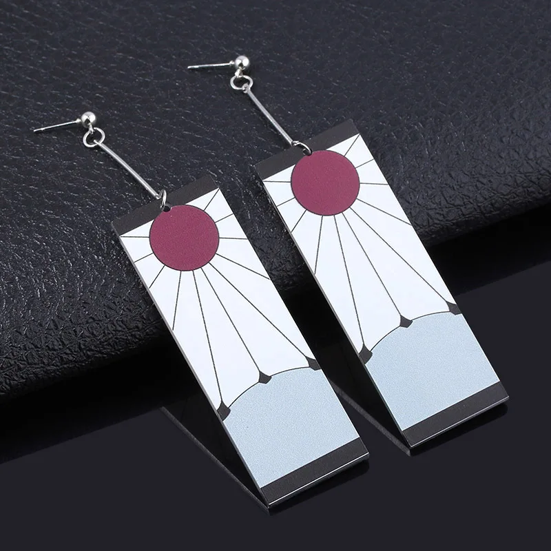 Anime Demon Slayer Earring Cosplay Props Ear Studs Kimetsu No Yaiba Kamado Tanjirou Pendant Adult Jewelry
Anime Demon Slayer Earring Cosplay Props Ear Studs Kimetsu No Yaiba Kamado Tanjirou Pendant Adult Jewelry