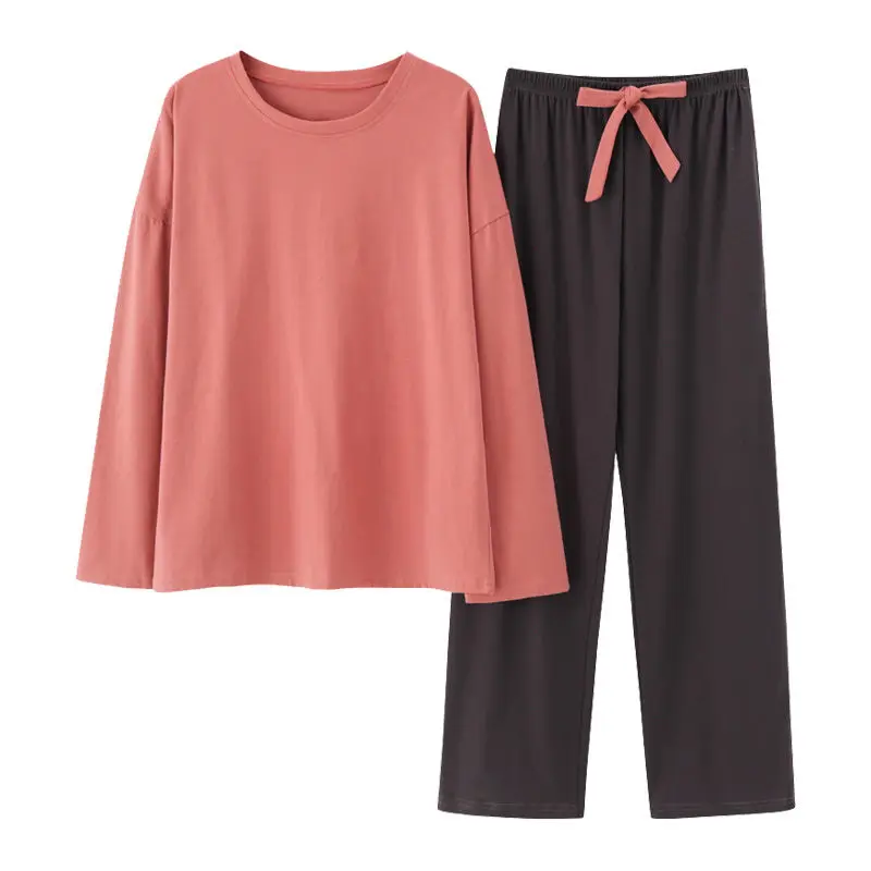 Women Pajama Sets Autumn Spring Sleepwear Print Loose Casual Plus Size 3XL Long Sleeve and Pants Fashion Comfortable Home Wear 
Women Pajama Sets Autumn Spring Sleepwear Print Loose Casual Plus Size 3XL Long Sleeve and Pants Fashion Comfortable Home Wear