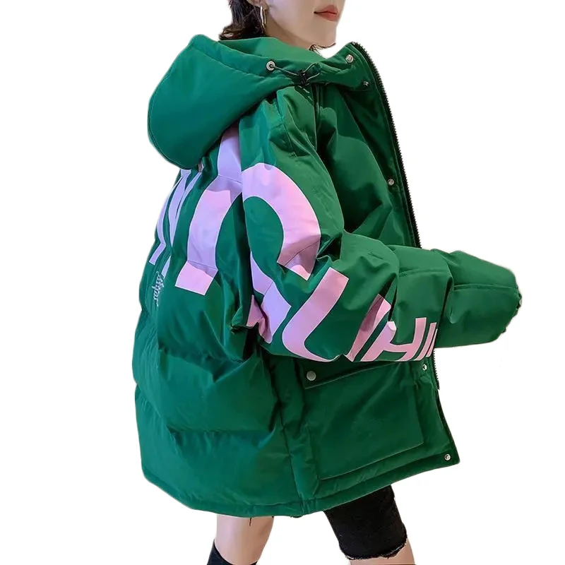 New Women Down Cotton Jacket Winter Jackets Coat Thicken Warm Cotton Jackets Casual Women's Hooded Parka Outerwear Cold Overcoat
New Women Down Cotton Jacket Winter Jackets Coat Thicken Warm Cotton Jackets Casual Women's Hooded Parka Outerwear Cold Overcoat