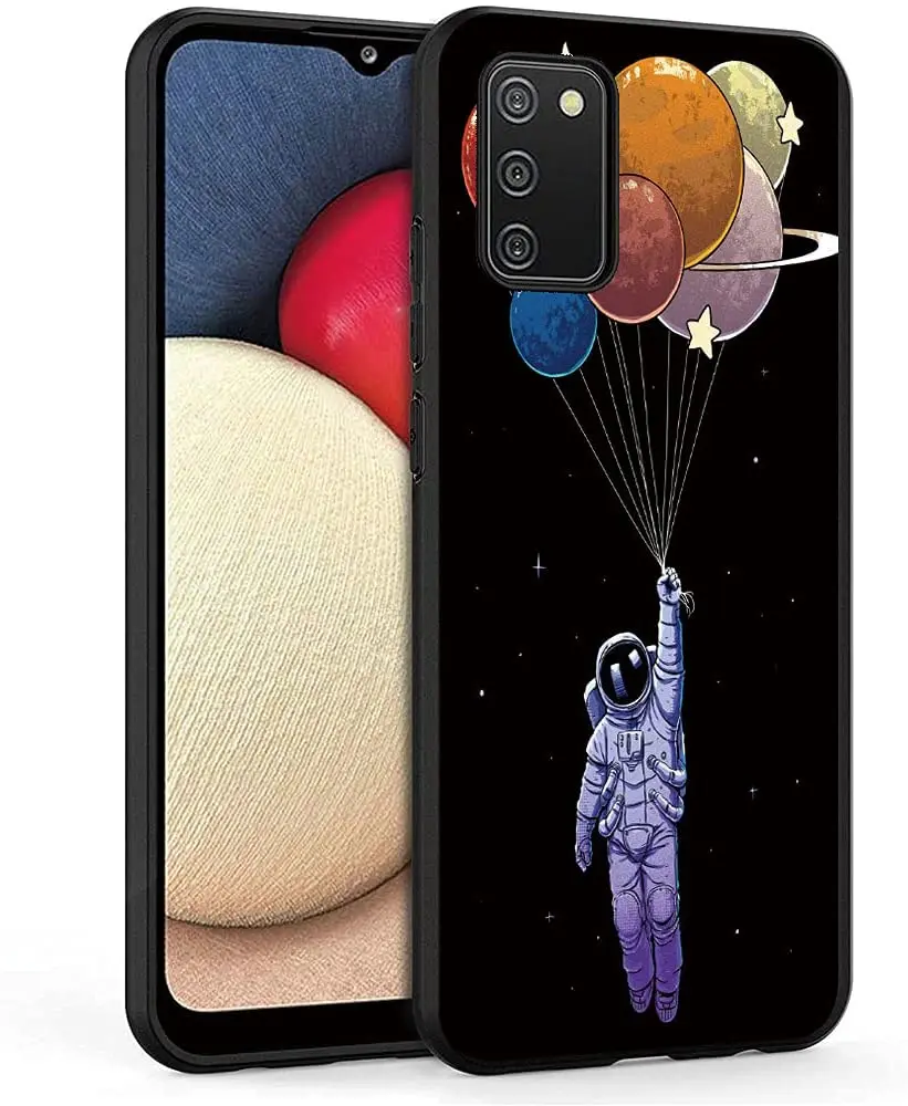 Esakycn for Galaxy A02s Case, Phone Case Silicone Black with Rose Pattern Design Ultra Slim Shockproof Soft TPU Girls Women
Esakycn for Galaxy A02s Case, Phone Case Silicone Black with Rose Pattern Design Ultra Slim Shockproof Soft TPU Girls Women