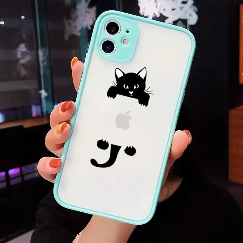 Black Cat Cartoon art design Phone Case matte transparent For iphone 7 8 11 12 plus mini x xs xr pro max cover
Black Cat Cartoon art design Phone Case matte transparent For iphone 7 8 11 12 plus mini x xs xr pro max cover
