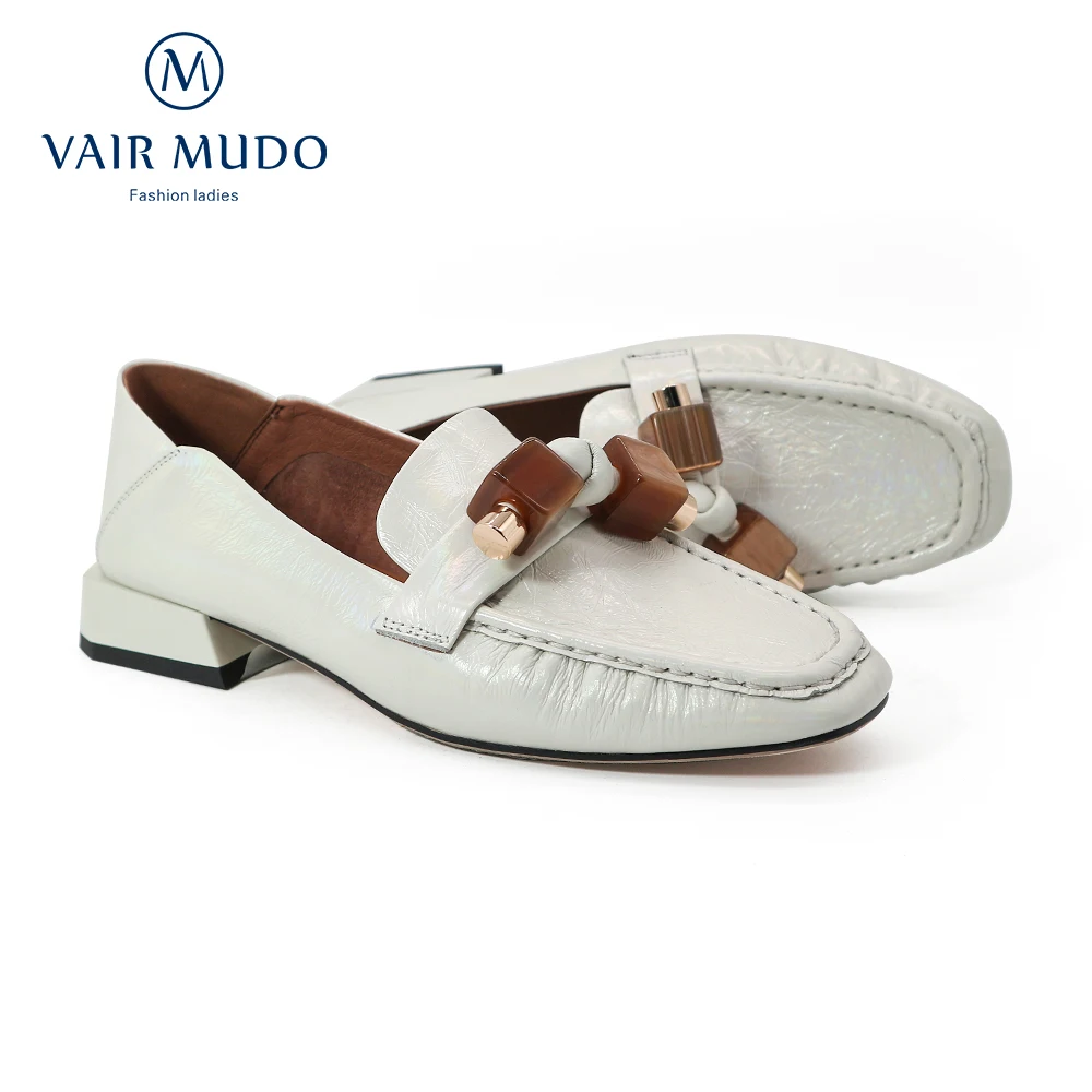 VAIR MUDO Spring Autumn Women Pumps Shoes Genuien Leather Low Heels Office & Career Casual Classics Style Slip On White D41
VAIR MUDO Spring Autumn Women Pumps Shoes Genuien Leather Low Heels Office & Career Casual Classics Style Slip On White D41