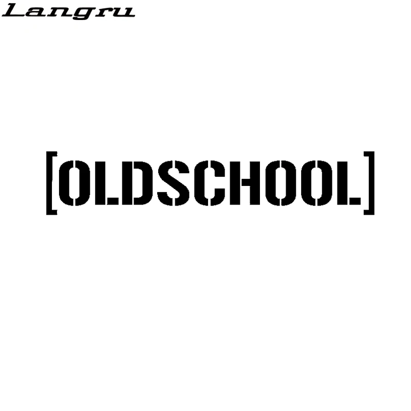 Langru 17 см * 3 2 Забавный Стайлинг автомобиля Oldschool Виниловая наклейка для аксессуары