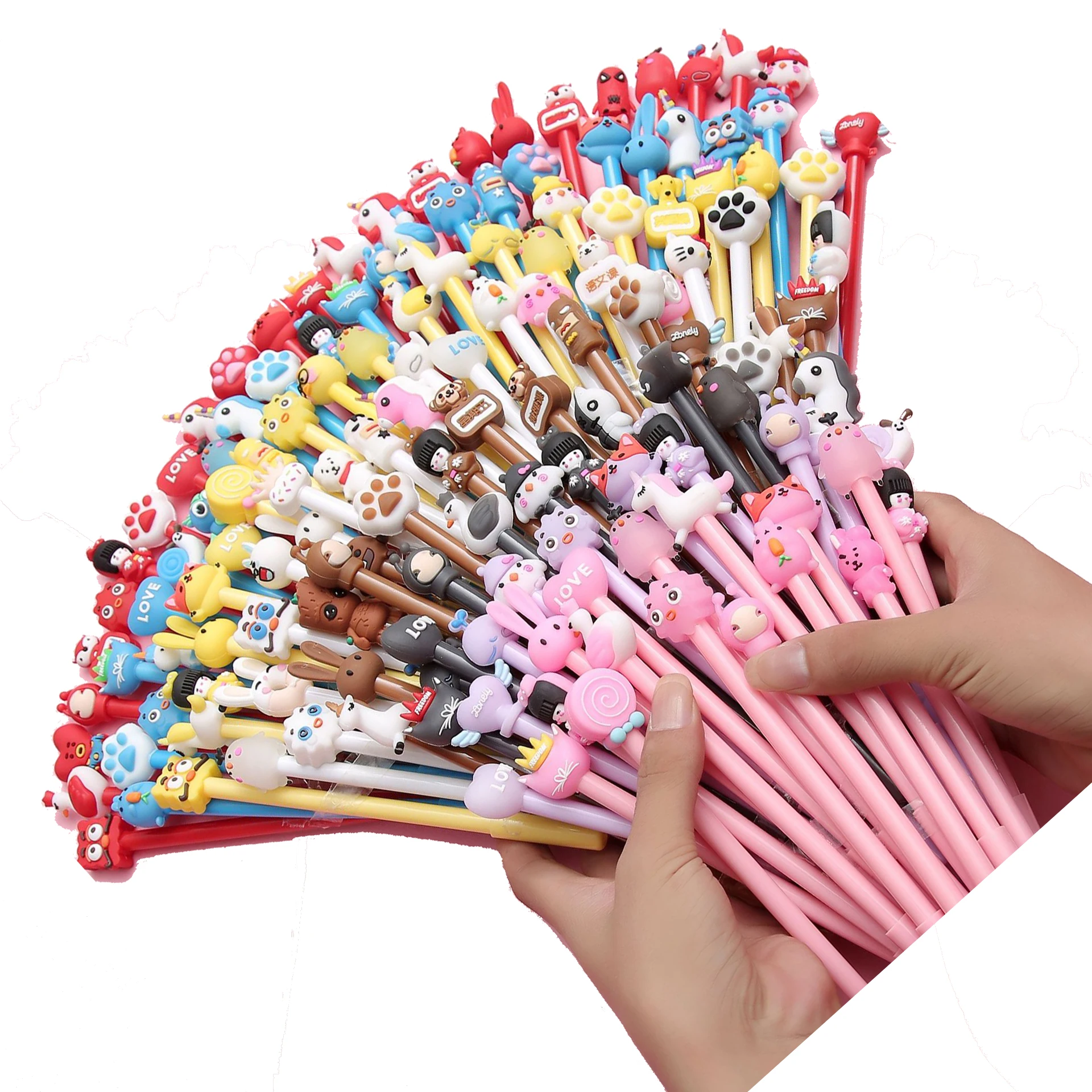 Neutral pen and Stationery Black pen School office cute cartoon pen cute soft glue head student stationery carbon pen small fres
Neutral pen and Stationery Black pen School office cute cartoon pen cute soft glue head student stationery carbon pen small fres