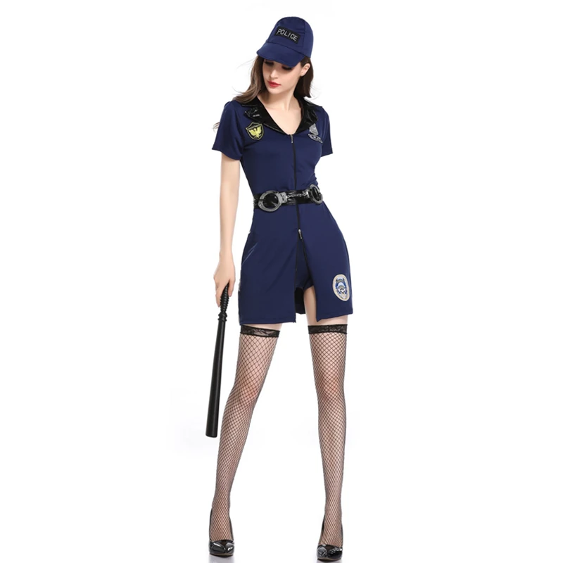 

Very Tempting Sexy Police Officer Costumes Halloween Police Officer Fancy Dress Costume L15432
