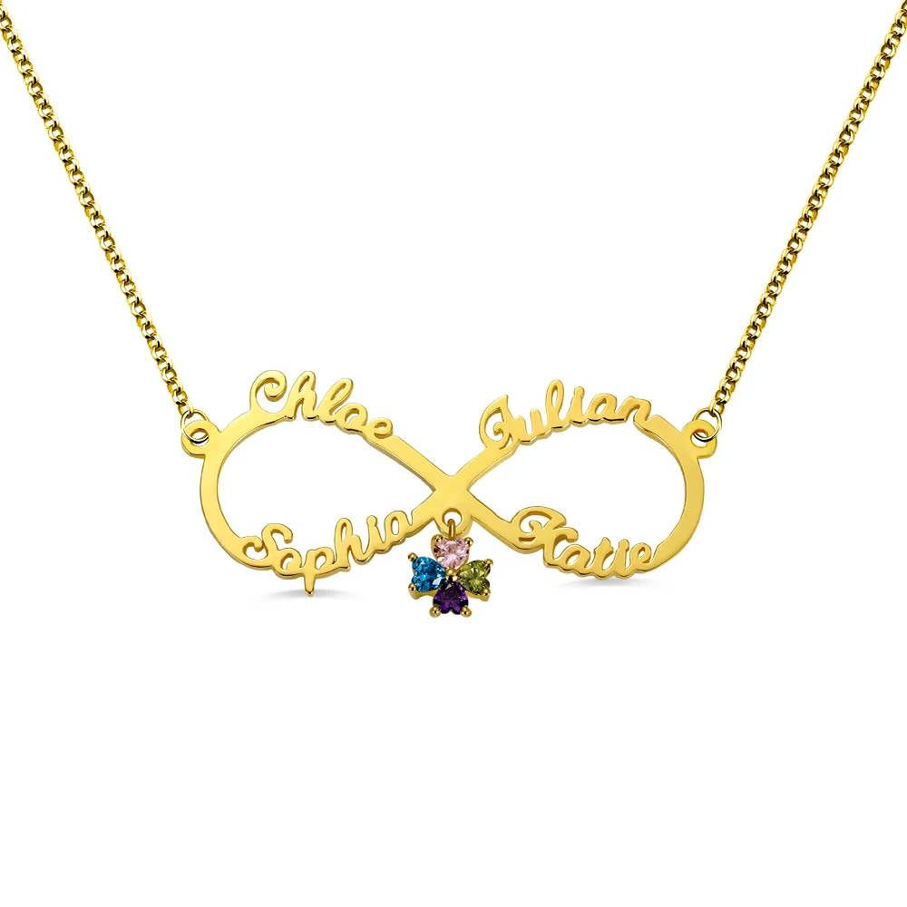 AILIN Custom Name Couple Necklace Personalized Infinity Stones Pendant Necklace Best Friend Gift Women Necklace Custom Necklace
AILIN Custom Name Couple Necklace Personalized Infinity Stones Pendant Necklace Best Friend Gift Women Necklace Custom Necklace