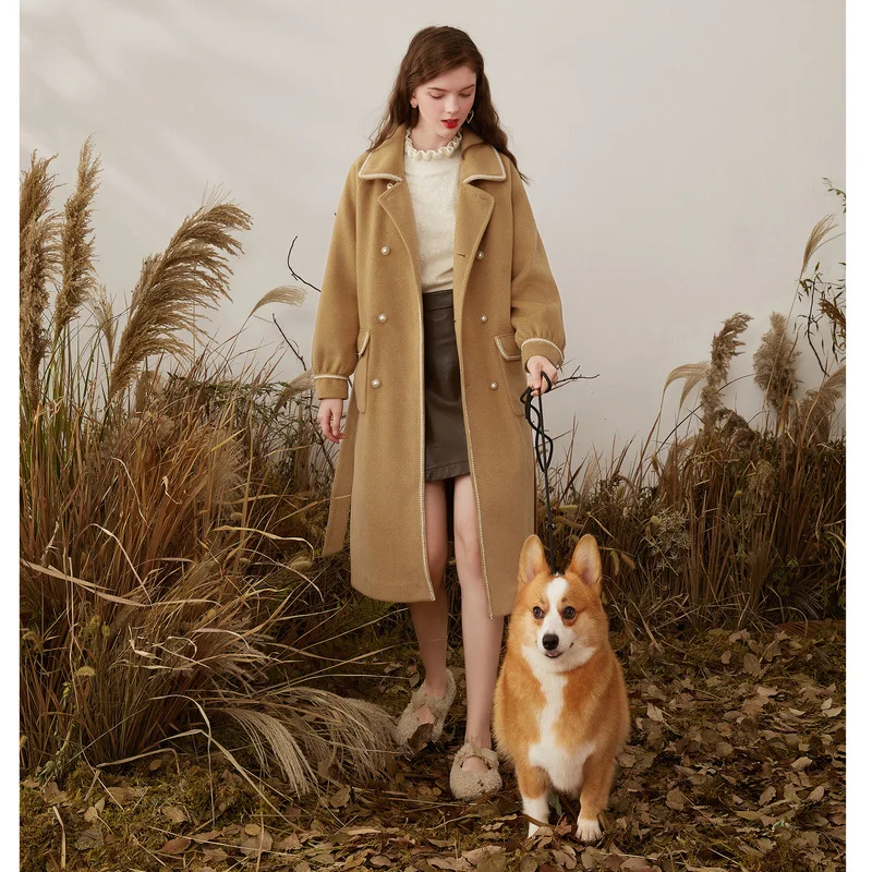 Fall in Love with Blue New Women's Clothing in Winter 2021 Small Fragrant Ribbon Single Breasted Lantern Sleeve Long Coat
Fall in Love with Blue New Women's Clothing in Winter 2021 Small Fragrant Ribbon Single Breasted Lantern Sleeve Long Coat