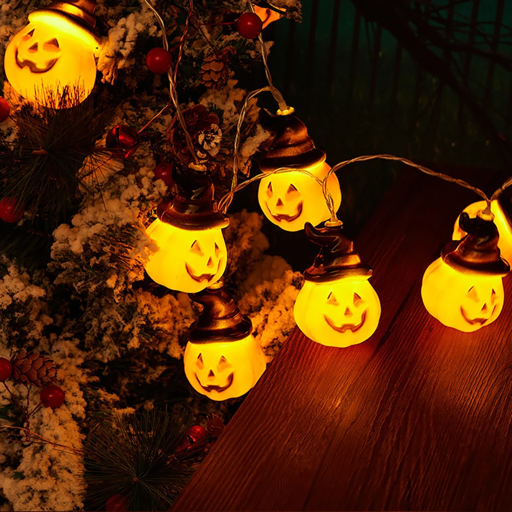 Halloween Pumpkin Lights Lanterns 10/20/40 LED 3D Pumpkin String lights for All Saints' Day Halloween Party Decoration light
Halloween Pumpkin Lights Lanterns 10/20/40 LED 3D Pumpkin String lights for All Saints' Day Halloween Party Decoration light