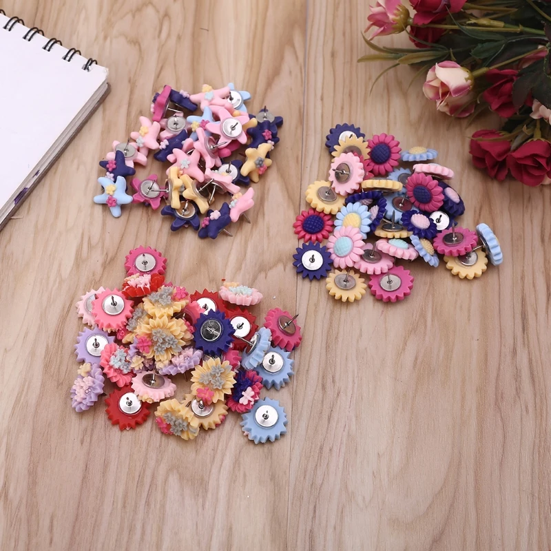 30pcs Starfish Flowers Thumbtacks Pushpins Wall Decorative for Whiteboard Photos
30pcs Starfish Flowers Thumbtacks Pushpins Wall Decorative for Whiteboard Photos