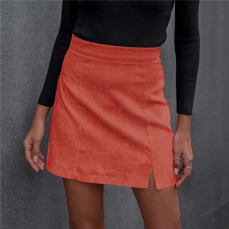 Women Mini Bodycon Skirt With Slit Vintage High Waist Skirt Sexy Women Korean Style Bandage Skirt
Women Mini Bodycon Skirt With Slit Vintage High Waist Skirt Sexy Women Korean Style Bandage Skirt