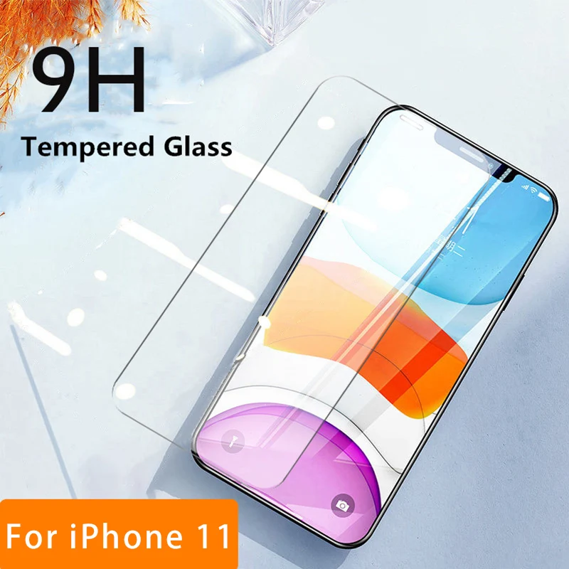 Protective tempered glass for iphone 6 7 5 s se 6s 8 plus XS max XR x screen protector on 6S | Мобильные телефоны и