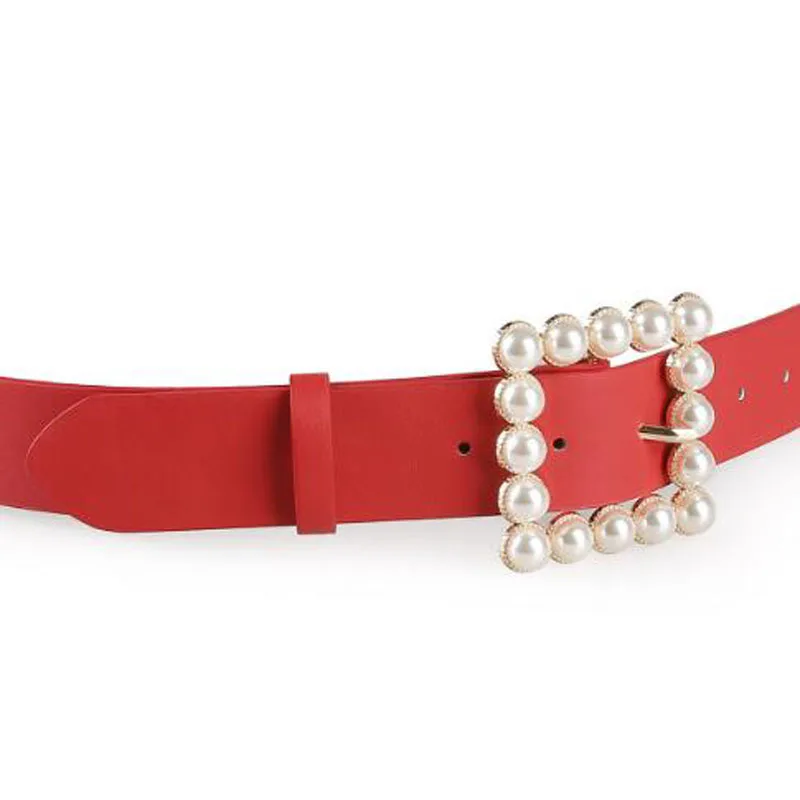 Fashion Women Leather Belt 2019 Hot Wild Pearl Square Buckle Belt for Ladies Girls Jeans Dress Sweet Style Belt Decoration
Fashion Women Leather Belt 2019 Hot Wild Pearl Square Buckle Belt for Ladies Girls Jeans Dress Sweet Style Belt Decoration
