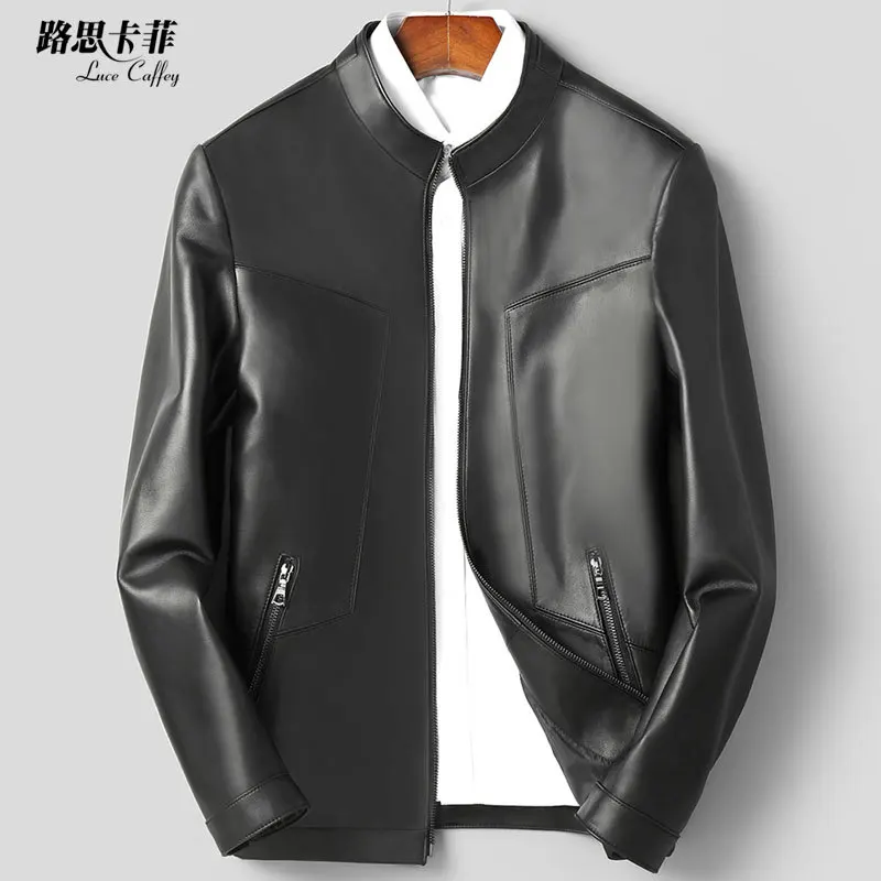 Haining new autumn sheepskin leather jacket men's short slim fit leather jacket men's casual coat men's thin
Haining new autumn sheepskin leather jacket men's short slim fit leather jacket men's casual coat men's thin