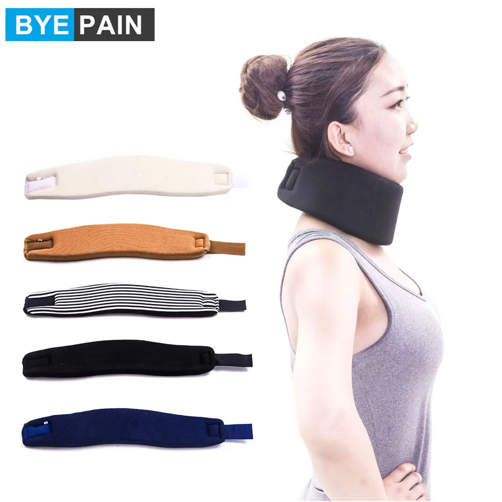 1 шт. поддержка шеи BYEPAIN пена мягкая уменьшает боль в позвоночнике и выравнивание