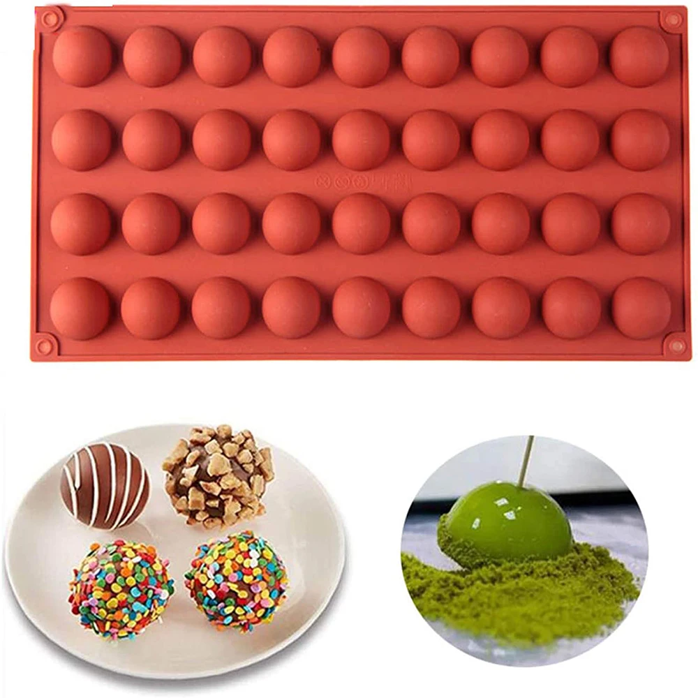 Assorted Size Semicircle Silicone Mold Half Sphere Chocolate Candy Mould Cake Mousse Dome Jelly Ice Cream Bombe Cupcake Baking
Assorted Size Semicircle Silicone Mold Half Sphere Chocolate Candy Mould Cake Mousse Dome Jelly Ice Cream Bombe Cupcake Baking