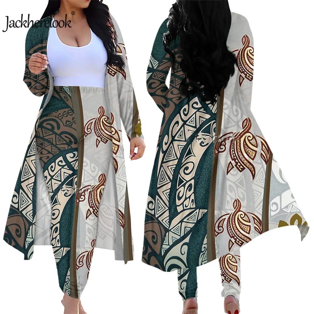 Jackherelook Vintage Maori Samoan Polynesian Tribal Turtle Print 2 Piece Cardigan Skinny Long Pants Suit High Waist Leggings
Jackherelook Vintage Maori Samoan Polynesian Tribal Turtle Print 2 Piece Cardigan Skinny Long Pants Suit High Waist Leggings