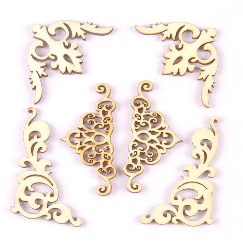 20Pcs 5cm Natural Wood Crafts Scrapbook DIY Book Corner Flower Lace Pattern Wooden Ornaments Handmade Album Corners
20Pcs 5cm Natural Wood Crafts Scrapbook DIY Book Corner Flower Lace Pattern Wooden Ornaments Handmade Album Corners
