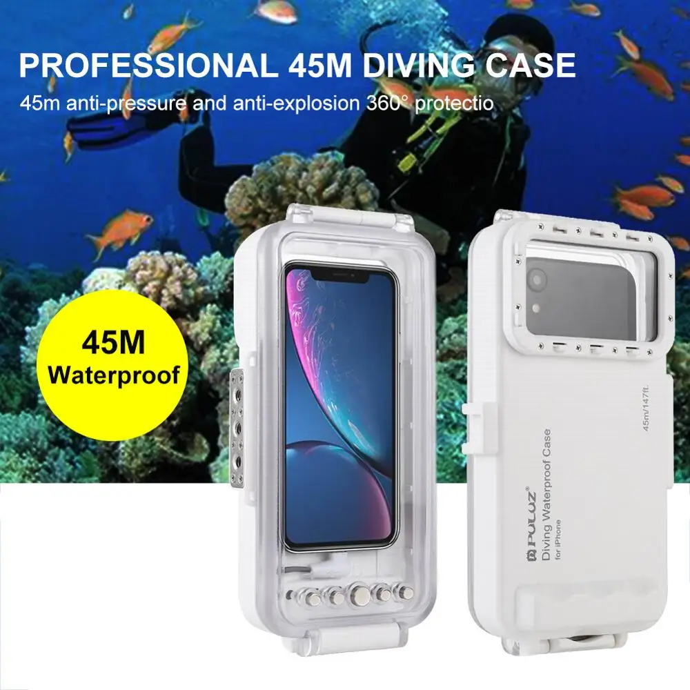 45m Waterproof Universal Mobile Phone Diving Case Suitable For Apple IOS 13.0 And Above 
45m Waterproof Universal Mobile Phone Diving Case Suitable For Apple IOS 13.0 And Above
