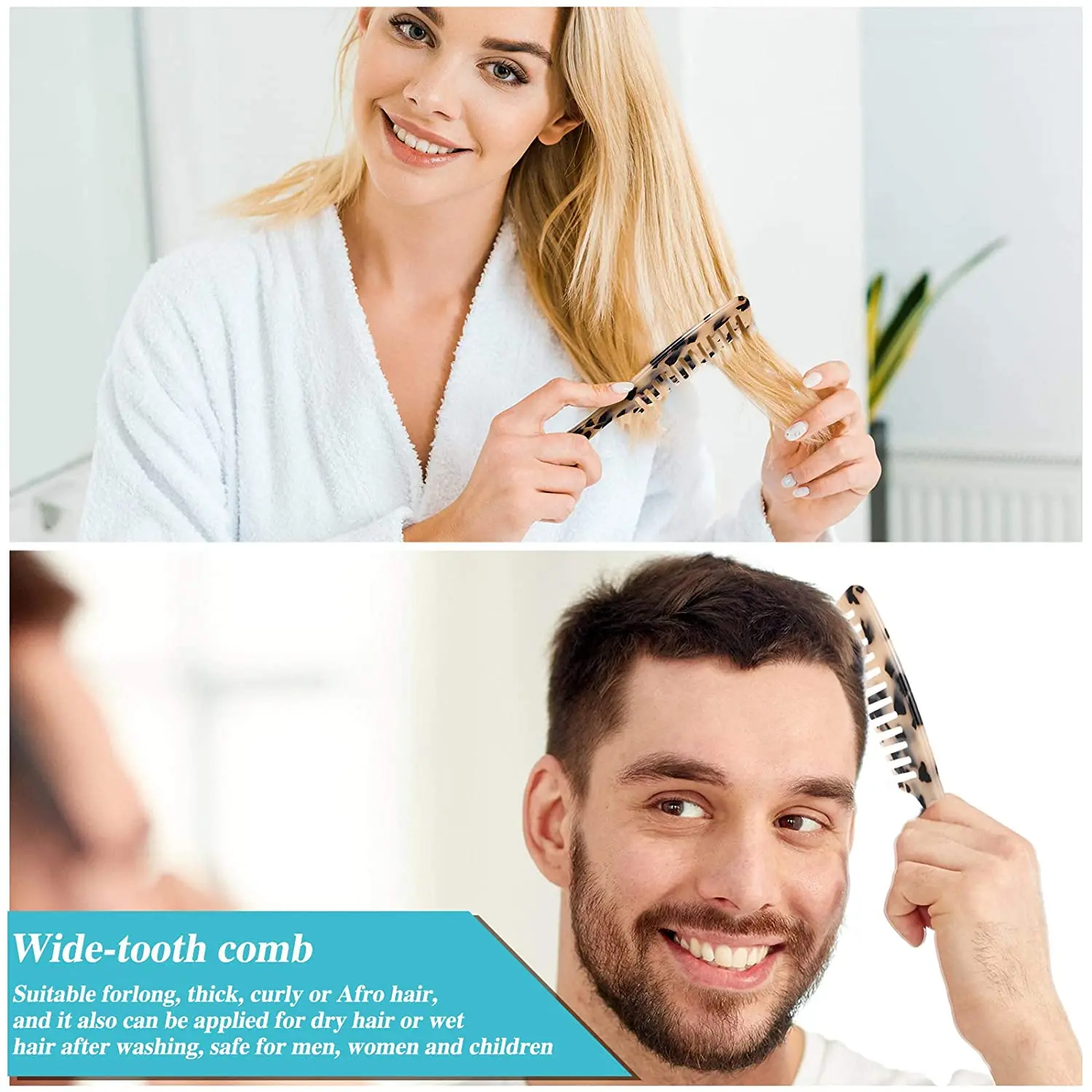 New Tortoise Wide Tooth Comb Hair Detangling Comb Cellulose Large Comb Barber Detangler Comb Styling Comb for Curly Hair Long
New Tortoise Wide Tooth Comb Hair Detangling Comb Cellulose Large Comb Barber Detangler Comb Styling Comb for Curly Hair Long