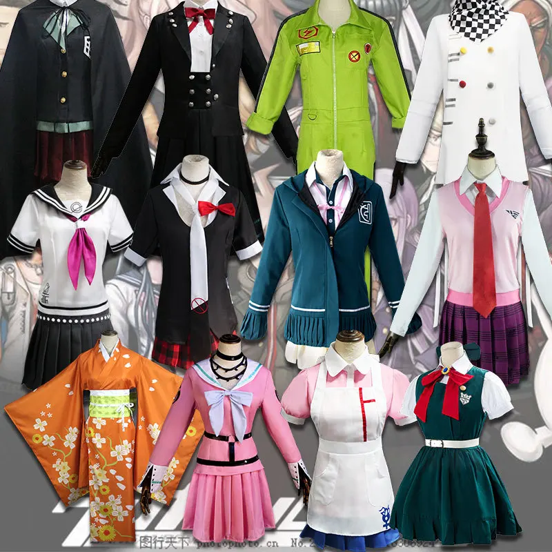 Danganronpa cos Mikan Tsumiki Nanami ChiaKi Miu Iruma Saionji Hiyoko Kokichi Oma Shirogane Tsumugi cosplay clothing
Danganronpa cos Mikan Tsumiki Nanami ChiaKi Miu Iruma Saionji Hiyoko Kokichi Oma Shirogane Tsumugi cosplay clothing