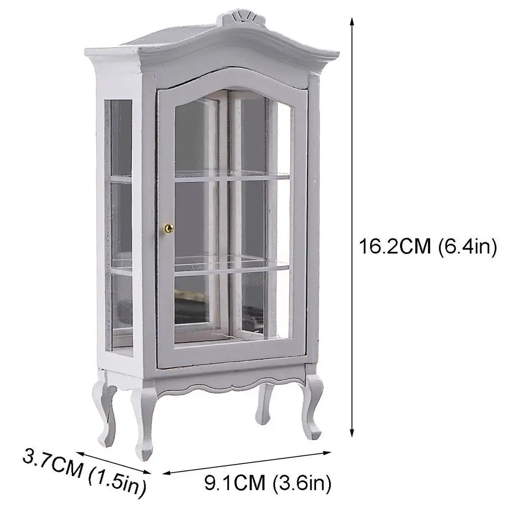 1:12 Doll House Model House Mini Furniture Accessories Pure White Arc Top Collection Cabinet Novel Handmade Mini Wardrobe 
1:12 Doll House Model House Mini Furniture Accessories Pure White Arc Top Collection Cabinet Novel Handmade Mini Wardrobe