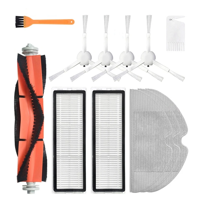 12PCS Hepa Filter Main Brush Mop Cloth Replacement Kits For Xiaomi Mijia 1C 2C / STYTJ01ZHM Robot Vacuum Cleaner Parts
12PCS Hepa Filter Main Brush Mop Cloth Replacement Kits For Xiaomi Mijia 1C 2C / STYTJ01ZHM Robot Vacuum Cleaner Parts