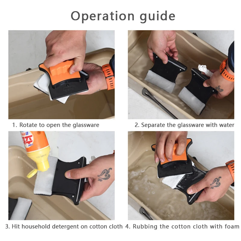 3-35MM Glass Cleaner Double-layer High-level Strong Magnetic Wiping Window High-rise Cleaning Household Tool Brush Scraping
3-35MM Glass Cleaner Double-layer High-level Strong Magnetic Wiping Window High-rise Cleaning Household Tool Brush Scraping