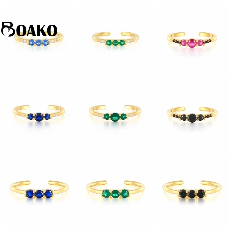 BOAKO, золотые бриллиантовые кольца для женщин, модные свадебные кольца для женщин, Изящные Ювелирные изделия для девушек, подарки
BOAKO, золотые бриллиантовые кольца для женщин, модные свадебные кольца для женщин, Изящные Ювелирные изделия для девушек, подарки