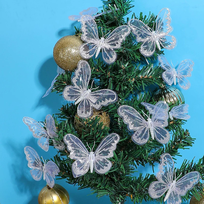 12PCS Xmas Tree Butterfly Clip Christmas Tree Pendant Butterfly Clip New Year Ornament Xmas Tree Decorations
12PCS Xmas Tree Butterfly Clip Christmas Tree Pendant Butterfly Clip New Year Ornament Xmas Tree Decorations