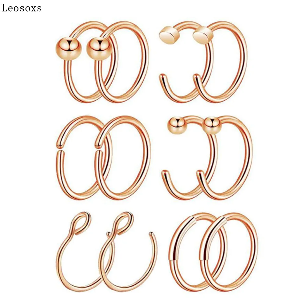 Leosoxs Nose Nail Mixed Set Stainless Steel Lip Nail Brow Nail Nasal Nail Piercing Jewelry
Leosoxs Nose Nail Mixed Set Stainless Steel Lip Nail Brow Nail Nasal Nail Piercing Jewelry