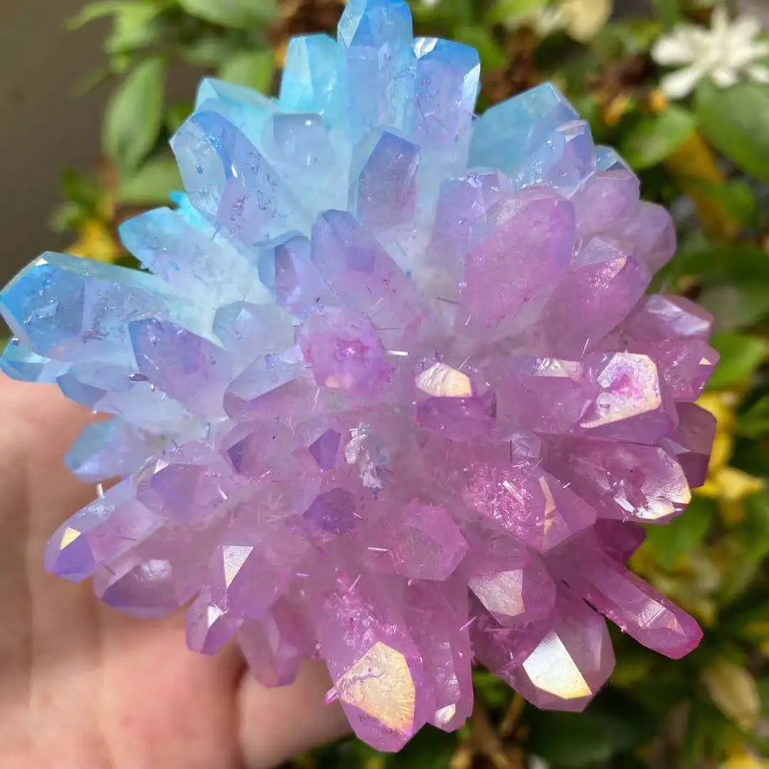 Natural Rainbow Halo Crystal Quartz clusters Reiki Healing Home furnishings Room Decoration Stone gifts
Natural Rainbow Halo Crystal Quartz clusters Reiki Healing Home furnishings Room Decoration Stone gifts