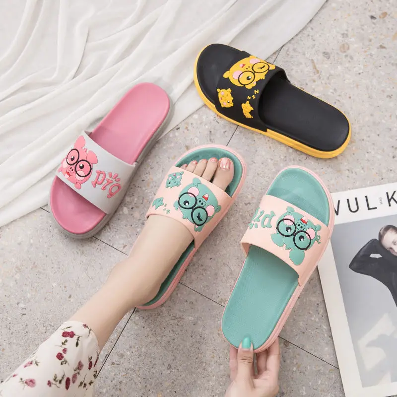 2021 New Woman Slippers Summer Shoes Cute Piggy Slippers Indoor Silent Anti-skid Deodorant Soft Women Outdoor Flat Beach Slides
2021 New Woman Slippers Summer Shoes Cute Piggy Slippers Indoor Silent Anti-skid Deodorant Soft Women Outdoor Flat Beach Slides