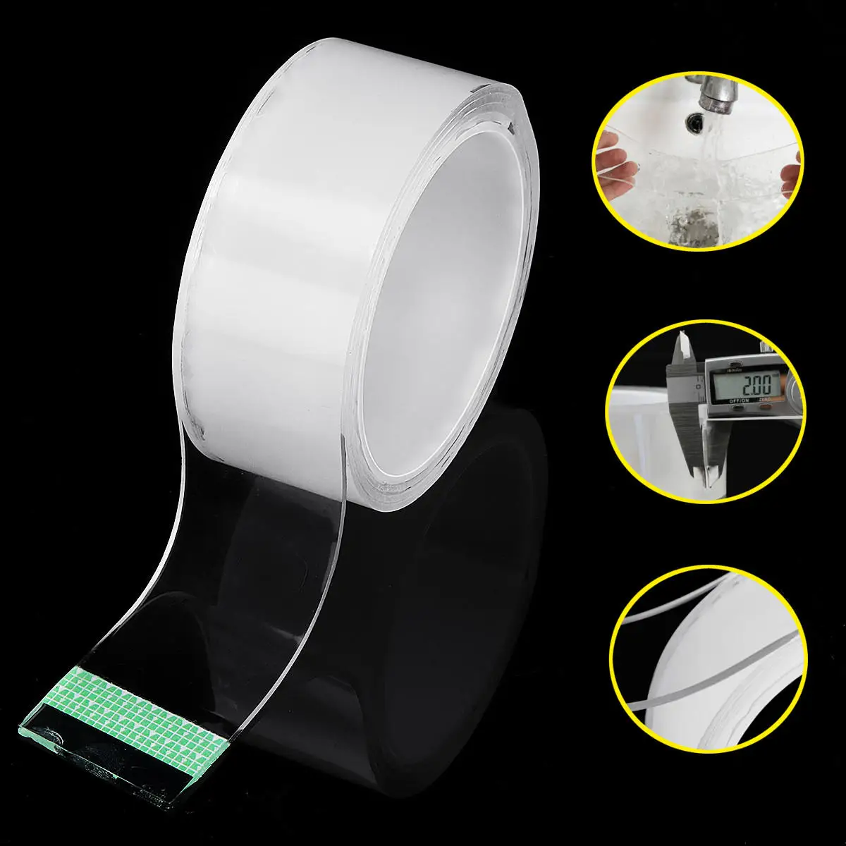 40mm*1m/3m*2mm Magic Tape Washable Adhesive Double-sided Nano Acrylic Sticker Traceless Tape
40mm*1m/3m*2mm Magic Tape Washable Adhesive Double-sided Nano Acrylic Sticker Traceless Tape