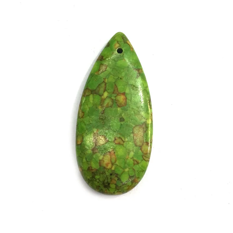 Drop-shaped Blue / Green Turquoises Pendant Reiki Healing Natural Stone Amulet DIY Jewelry Personality Gift Size 25x54mm
Drop-shaped Blue / Green Turquoises Pendant Reiki Healing Natural Stone Amulet DIY Jewelry Personality Gift Size 25x54mm