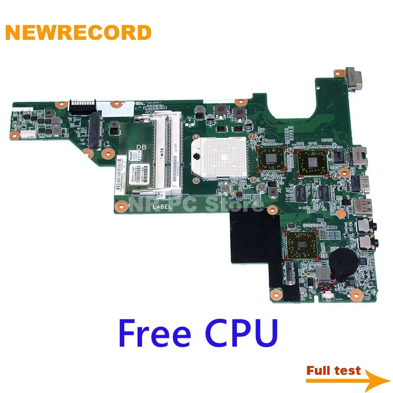 NEWRECORD для HP Compaq CQ43 635 G43 Материнская плата ноутбука 646981 001 аккумулятор большой