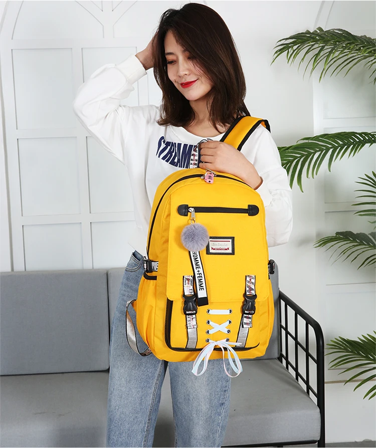 2019 Large Capacity USB Back Pack Rucksack Youth Bagpack Women Bags Anti Theft Backpack High School Bag
2019 Large Capacity USB Back Pack Rucksack Youth Bagpack Women Bags Anti Theft Backpack High School Bag
