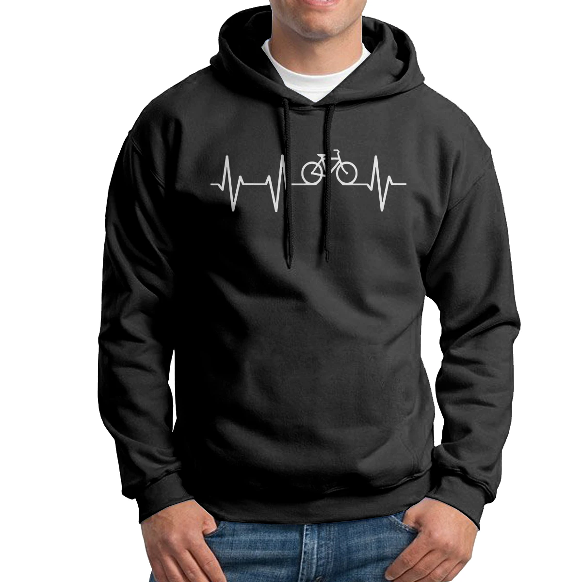 Funny Hoodie Men's Bike Heart Pulse Purified Cotton Hooded Sweatshirt New Hoodie Shirt
Funny Hoodie Men's Bike Heart Pulse Purified Cotton Hooded Sweatshirt New Hoodie Shirt