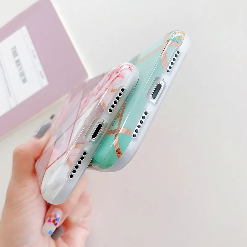 10Pcs Splice Marble Phone Case For iPhone XR X XS Max 6S 7 8 Plus SE2 Electroplated Soft TPU Cover For iPhone 12 Mini 11 Pro Max
10Pcs Splice Marble Phone Case For iPhone XR X XS Max 6S 7 8 Plus SE2 Electroplated Soft TPU Cover For iPhone 12 Mini 11 Pro Max